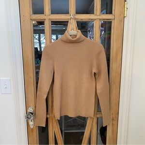 90s Norther Reflections Classic Tan Turtleneck Sweater